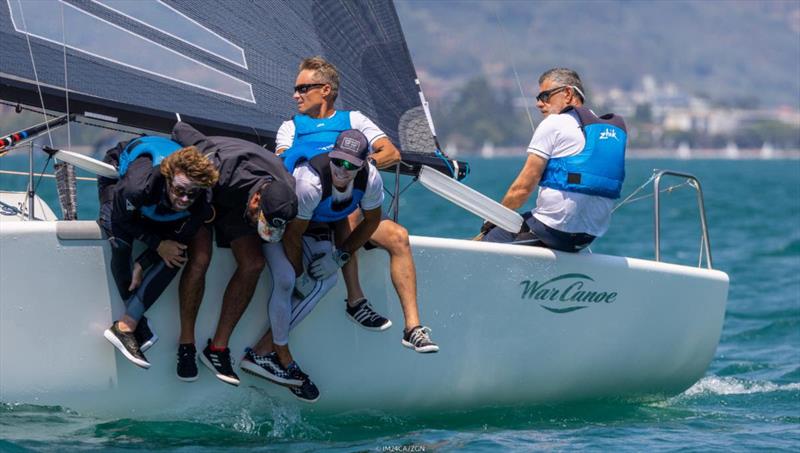 Michael Goldfarb's War Canoe USA841 in the Melges 24 European Sailing Series - photo © IM24CA / Zerogradinord