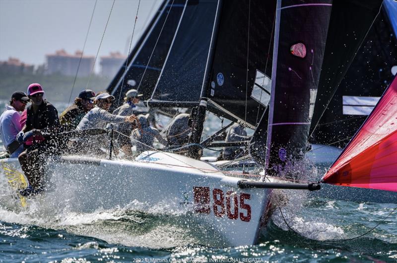 Megan Ratliff, U.S. Melges 24 Class President and owner of the Corinthian powered Decorum (USA) with her brother Hunter at the helm will sail  in Toronto - Melges 24 World Championship 2022 in Ft. Lauderdale, FL, USA photo copyright IM24CA | Matias Capizzano taken at National Yacht Club, Canada and featuring the Melges 24 class