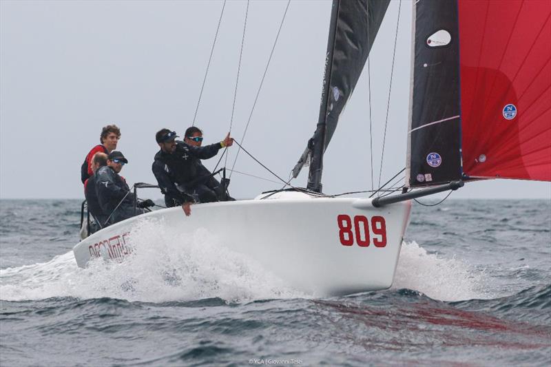 Arkanoe by Montura (ITA) of Sergio Caramel - Melges 24 European Sailing Series, Trieste September 2023 - photo © YCA / Giovanni Tesei