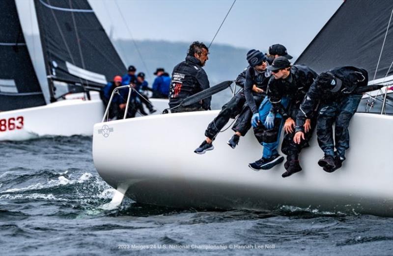 2023 U.S. Melges 24 Nationals, Day 1 - photo © Hannah Lee Noll / 2023 U.S. Melges 24 Nationals