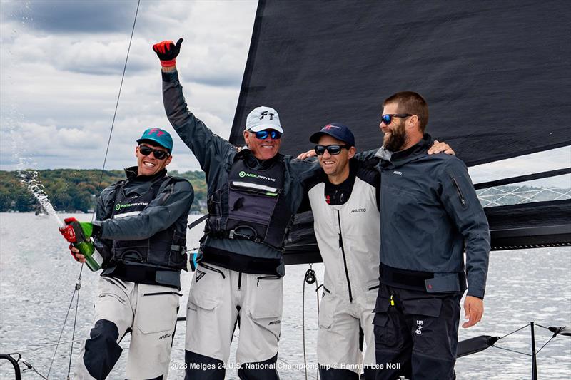 2023 Melges 24 National Champions, Full Throttle photo copyright Hannah Lee Noll taken at Lake Geneva Yacht Club and featuring the Melges 24 class