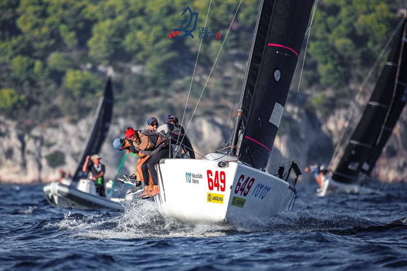 Mataran 24 CRO649 (Ante Botica, Ivo Matic, Mario Skrlj, Damir Civadelic, Marina Brekalo) current European and World Melges 24 champion in Corinthian division - photo © Hrvoje Duvancic / regate.com.hr