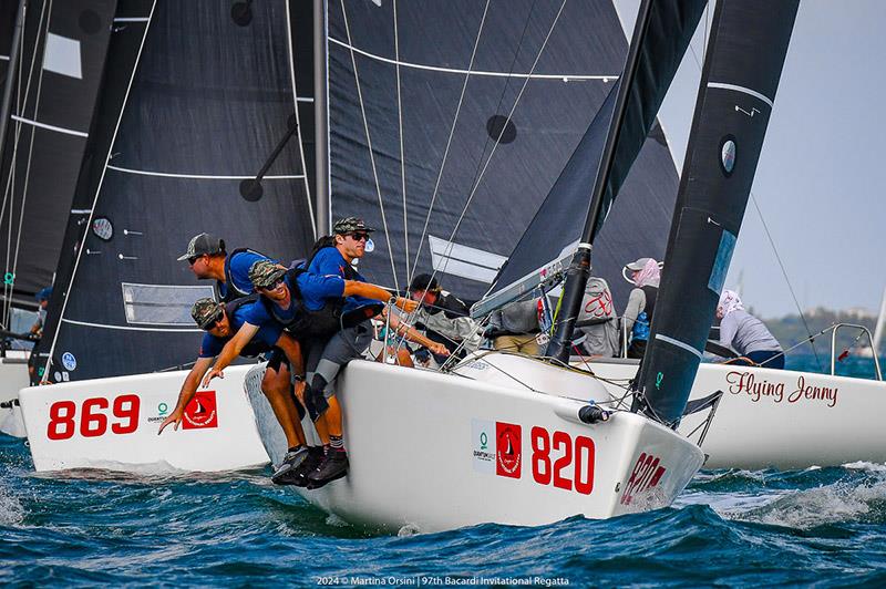 Melges 24 - victory to Bora Gulari / Norman Berge / Nick Ford / RJ Porter / Charlie Smythe (USA 820) - 97th Bacardi Cup - photo © Martina Orsini