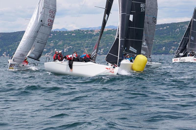 Vertigo (ITA730) of Antonio Masoli - Melges 24 European Sailing Series 2024 in Trieste, Italy photo copyright YCA / ITA M24 Class / Alberto Lucchi taken at Yacht Club Adriaco and featuring the Melges 24 class