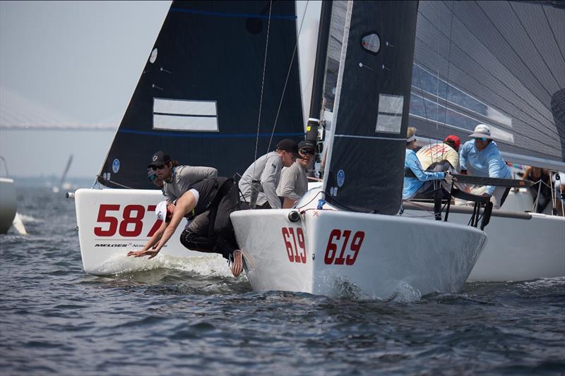 Melges 24 first time owner Anthony Kotoun won the division on Stepping Razor - Charleston Race Week at Patriots Point photo copyright Priscilla Parker/CRW 2024 taken at Charleston Yacht Club and featuring the Melges 24 class