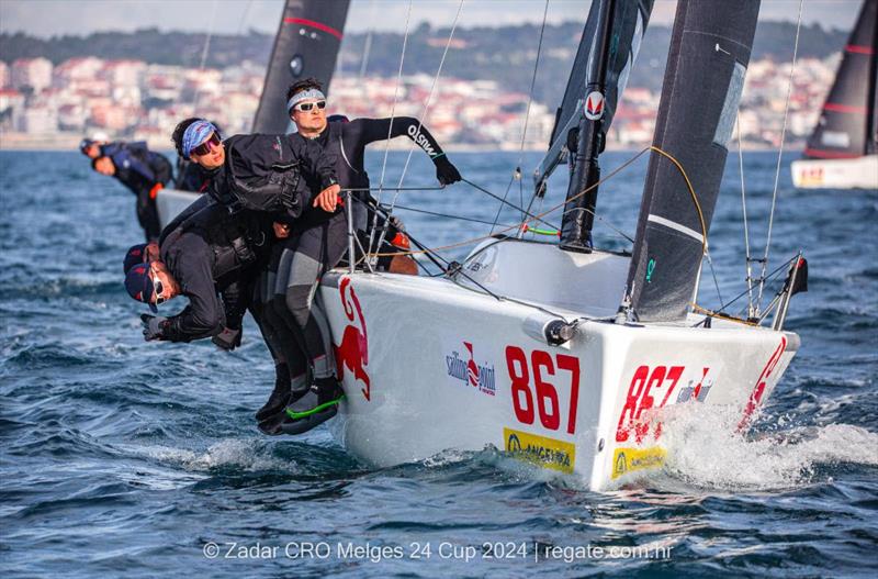 Razjaren (CRO) of Lukasz Podniesinski with Ante Cesic at the helm - CRO Melges 24 Cup 2024 - Zadar -  Melges 24 European Sailing Series 2024 - photo © regate.com.hr