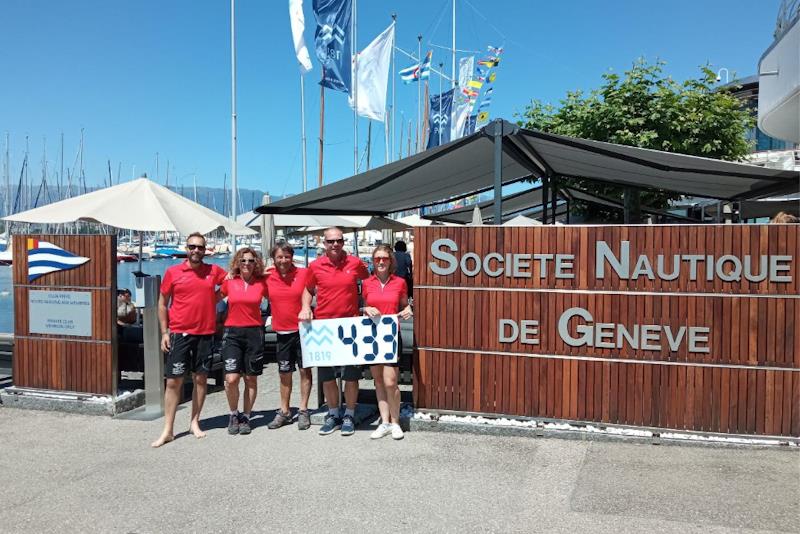 'The Grand Tour' team at the start of the Bol d'Or on Lake Geneva - photo © TGT