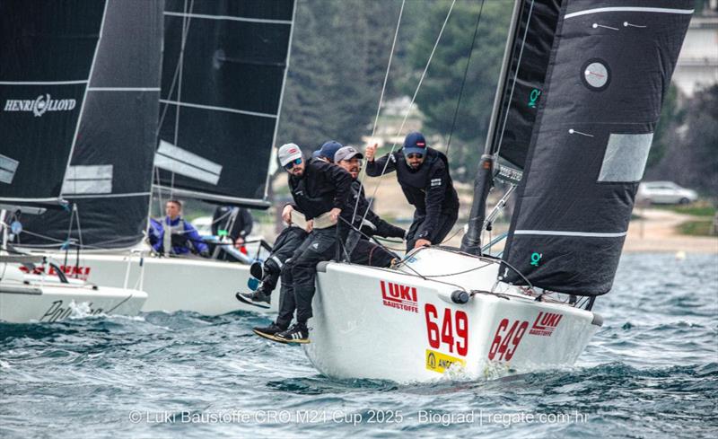 2024 Melges 24 Corinthian World Champion - Mataran 24 (CRO649) - Ante Botica, Ivo Matic, Mario Škrlj, Samir Civadelic, and Boris Bakotic - photo © Luki Baustoffe CRO M24 Cup 2025 - Biograd | regate.com.hr