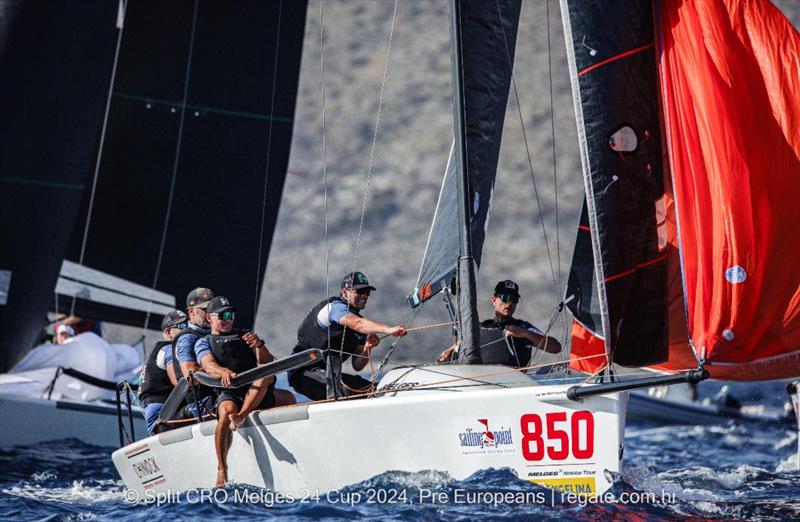Chinook (HUN850) - Akos Csolto, Balazs Tomai, Botond Weores, Balmaz Litkey, Daniel Pertl - photo © Split CRO Melges 24 Cup 2024 | regate.com.hr