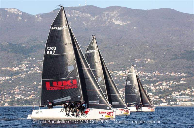 Luka Šangulin's Panjic CRO803 - Luki Baustoffe CRO Melges 24 Cup 2025 - Opatija | Melges 24 European Sailing Series 2025 - photo © regate.com.hr