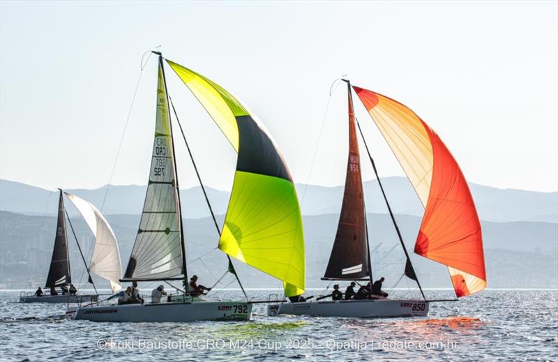 Akos Csotlo's Chinook HUN850 - Luki Baustoffe CRO Melges 24 Cup 2025 - Opatija | Melges 24 European Sailing Series 2025 photo copyright regate.com.hr taken at  and featuring the Melges 24 class