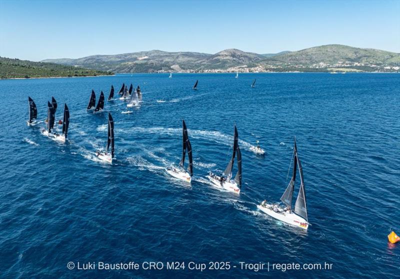 Luki Baustoffe CRO Melges 24 Cup 2025 - Trogir | Melges 24 European Sailing Series 2025 photo copyright regate.com.hr taken at  and featuring the Melges 24 class