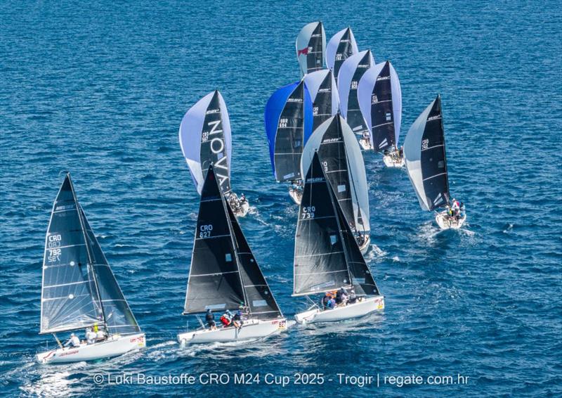 Luki Baustoffe CRO Melges 24 Cup 2025 - Trogir | Melges 24 European Sailing Series 2025 photo copyright regate.com.hr taken at  and featuring the Melges 24 class