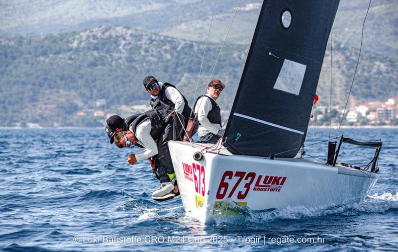 Peter Karrie's Nefeli GER673 - Luki Baustoffe CRO Melges 24 Cup 2025 - Trogir | Melges 24 European Sailing Series 2025 - photo © regate.com.hr