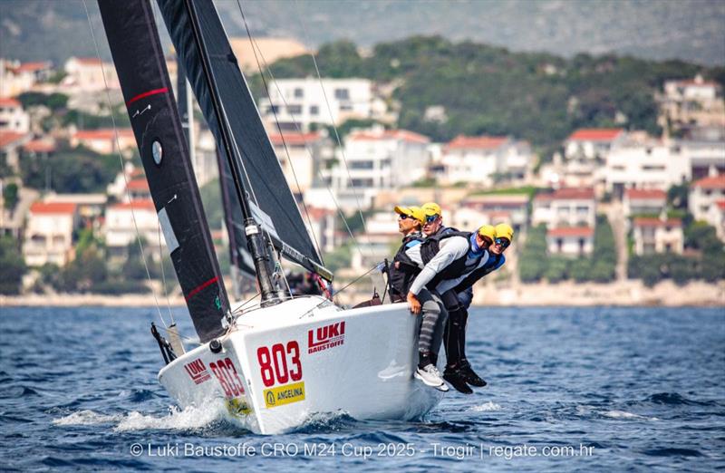 Luka Šangulin's Panjic CRO803 - Luki Baustoffe CRO Melges 24 Cup 2025 - Trogir | Melges 24 European Sailing Series 2025 - photo © regate.com.hr