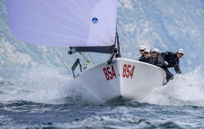 Paolo Brescia's Melgina ITA854 - 2025 Melges 24 European Sailing Series / Italian Open Championship - Fraglia Vela Riva, Riva del Garda, ITA - photo © IM24CA | Zerogradinord