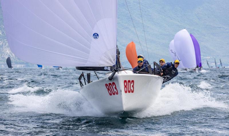 Luka Šangulin's Panjic CRO803 - 2025 Melges 24 European Sailing Series / Italian Open Championship - Fraglia Vela Riva, Riva del Garda, ITA - photo © IM24CA | Zerogradinord
