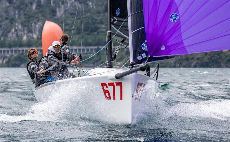 Michael Tarabochia's White Room GER677 - 2025 Melges 24 European Sailing Series / Italian Open Championship - Fraglia Vela Riva, Riva del Garda, ITA - photo © IM24CA | Zerogradinord