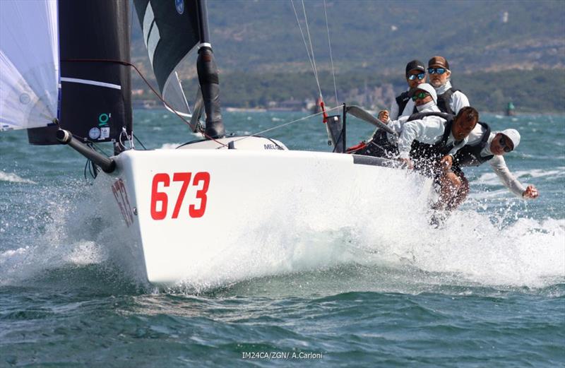Peter Karrie's team Nefeli GER673 - 2025 Melges 24 European Sailing Series - 2025 Trofeo Gaudi - Monfalcone, Italy - photo © IM24CA / Zerogradinord / Andrea Carloni