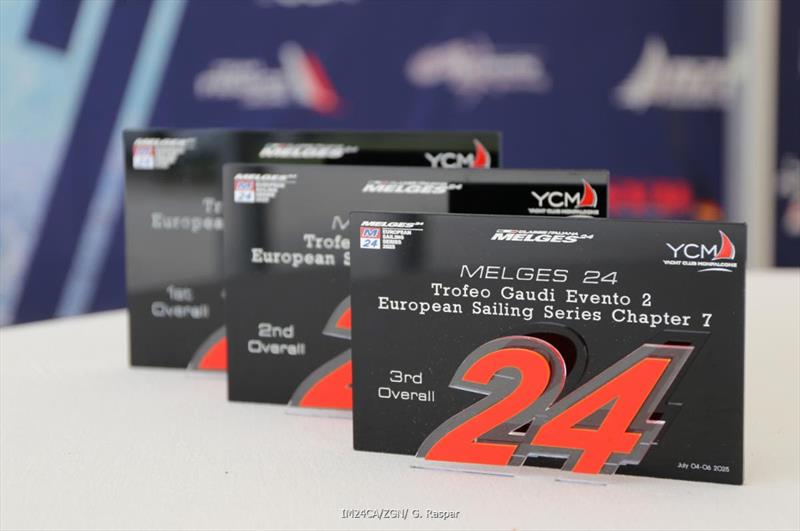 Trophies - 2025 Melges 24 European Sailing Series - 2025 Trofeo Gaudi - Monfalcone, Italy photo copyright IM24CA / Zerogradinord / G. Raspar taken at  and featuring the Melges 24 class