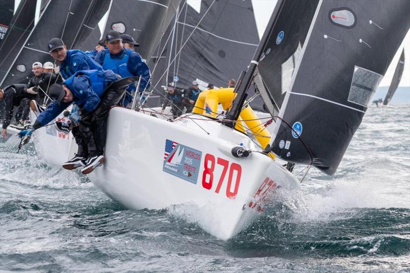 DARK HORSE USA870 by Cuyler Morris - Race Day Two - Melges 24 World Championship 2025, Trieste, Italy - photo © YCA | Giovanni Tesei