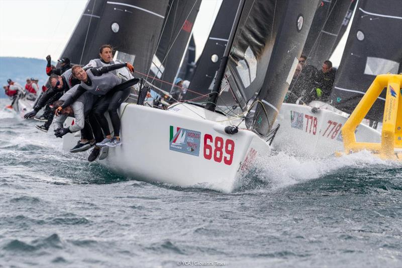 Michele Paoletti's STRAMBAPAPA ITA689 - Melges 24 World Championship 2025, Trieste, Italy - photo © YCA | Giovanni Tesei