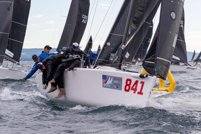 Peter McClennen's GAMECOCK USA841 - Race Day Three - Melges 24 World Championship 2025, Trieste, Italy - photo © YCA / Giovanni Tesei