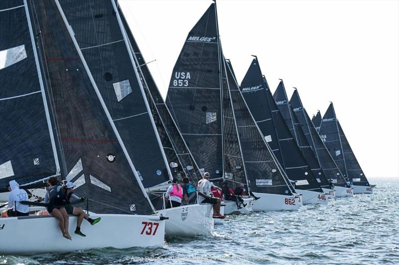 Melges 24 U.S. National Championship 2025 - Pensacola, FL, USA photo copyright Anna Suslova taken at  and featuring the Melges 24 class