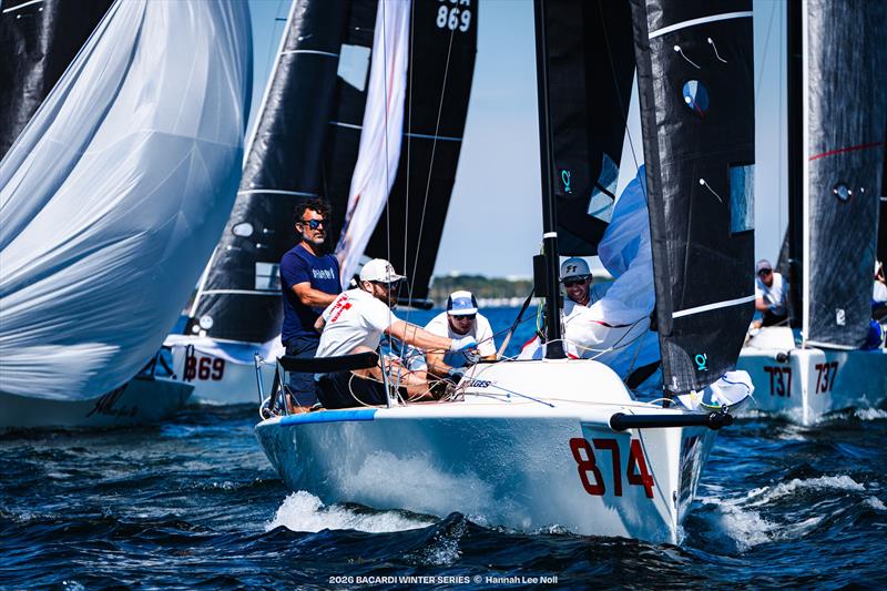 Bora Gulari's Full Mavi nearly won the event, will settle for second place - Bacardi Winter Series Event No.2 - photo © Hannah Lee Noll