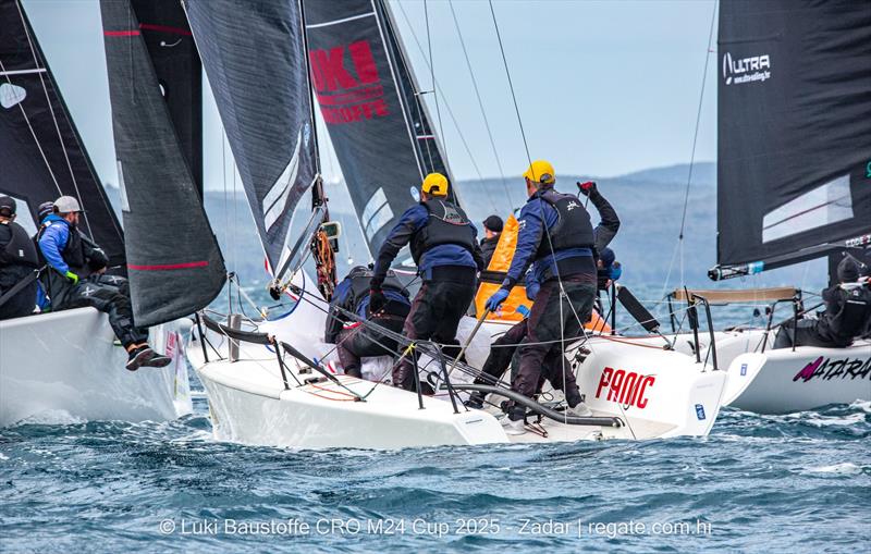 CRO M24 Cup 2025 Zadar photo copyright Luki Baustoffe taken at  and featuring the Melges 24 class