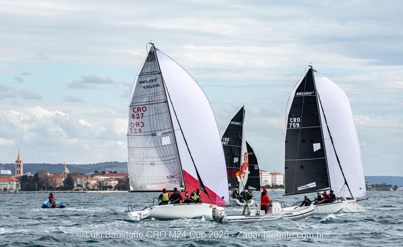 CRO M24 Cup 2025 Zadar photo copyright Luki Baustoffe taken at  and featuring the Melges 24 class