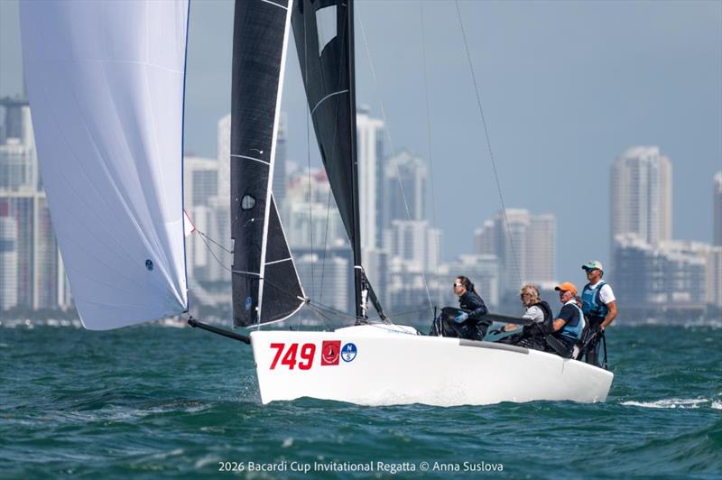 Team RRH by Jan Fredrik Dyvi with Herman Horn-Johannessen sailing at the 2026 Bacardi Cup Invitational Regatta in Miami - photo © Anna Suslova