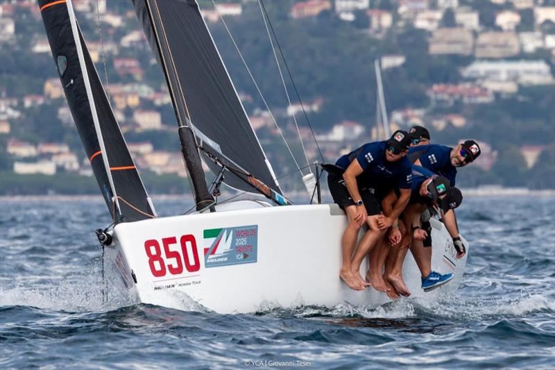 Akos Csolto's CHINOOK HUN 850 - ?Melges 24 World Championship 2025 Trieste, Italy photo copyright YCA / Giovanni Tesei taken at  and featuring the Melges 24 class