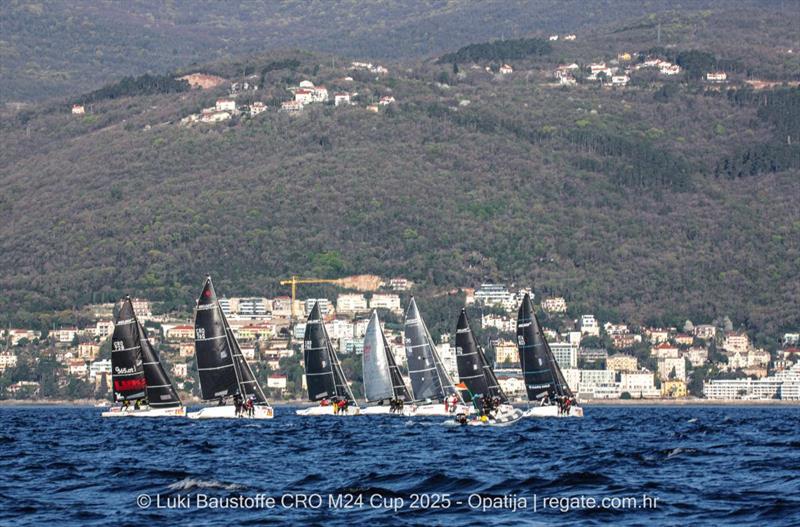 Melges 24 European Sailing Series 2026 Opatija - Day 1 photo copyright regate.com.hr taken at  and featuring the Melges 24 class