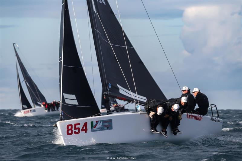 Paolo Brescia's MELGINA ITA854 - Melges 24 World Championship 2025 Trieste, Italy - photo © YCA / Giovanni Tesei