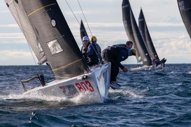 Luka Šangulin's PANJIC CRO803 - Melges 24 World Championship 2025 Trieste, Italy  photo copyright YCA / Giovanni Tesei taken at  and featuring the Melges 24 class