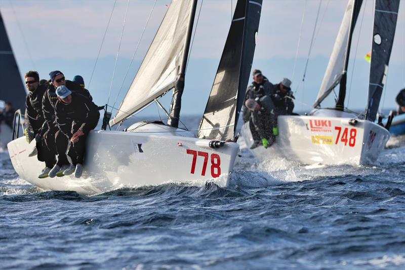 TAKI 4 ITA778 with Niccolo Bertola at the helm - Opatija CRO Melges 24 Cup 2026 - Melges 24 European Sailing Series 2026 photo copyright Tomislav Krišto taken at  and featuring the Melges 24 class