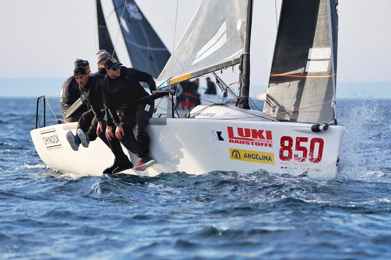 Akos Csolto's CHINOOK HUN850 - Opatija CRO Melges 24 Cup 2026 - Melges 24 European Sailing Series 2026 photo copyright Tomislav Krišto taken at  and featuring the Melges 24 class