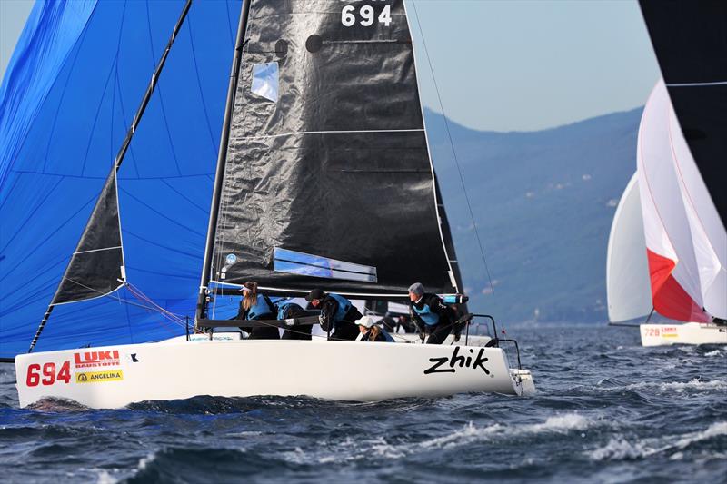 Miles Quinton's ZHIK RACE TEAM GBR694 with Geoff Carveth at the helm - Opatija CRO Melges 24 Cup 2026 - Melges 24 European Sailing Series 2026 photo copyright Tomislav Krišto taken at  and featuring the Melges 24 class