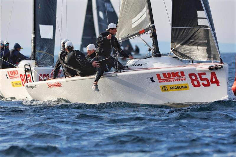 Paolo Brescia's MELGINA ITA854 - Opatija CRO Melges 24 Cup 2026 - Melges 24 European Sailing Series 2026 photo copyright Tomislav Krišto taken at  and featuring the Melges 24 class