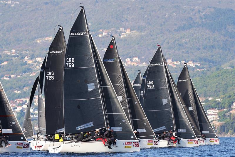 Melges 24 European Sailing Series 2026 at Opatija, Croatia - day 3 photo copyright Tomislav Krišto taken at  and featuring the Melges 24 class