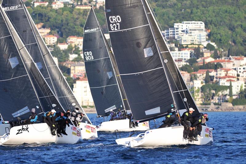 Melges 24 European Sailing Series 2026 at Opatija, Croatia - day 3 photo copyright Tomislav Krišto taken at  and featuring the Melges 24 class