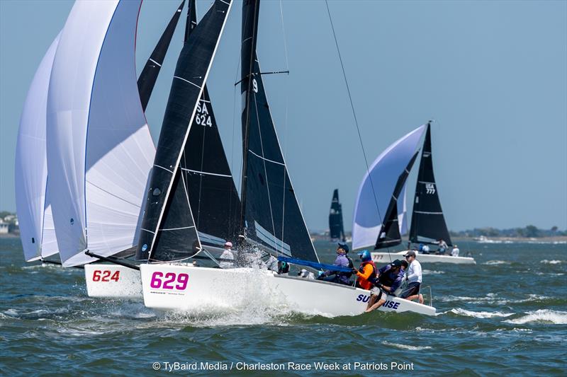 Charleston Race Week at Patriots Point Day 1 photo copyright TyBaird.Media taken at Charleston Yacht Club and featuring the Melges 24 class