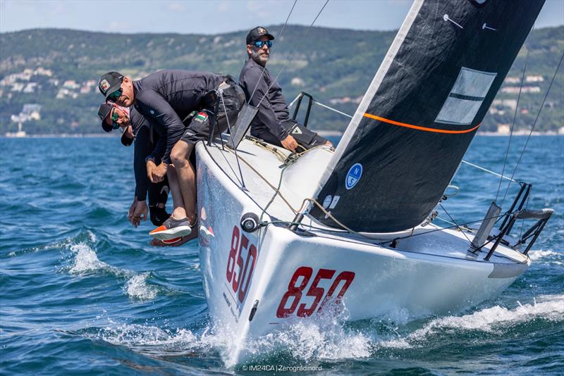 Akos Csolto's CHINOOK HUN850 - Melges 24 European Sailing Series 2026 - Coppa Tito Nordio, Trieste, Italy - photo © IM24CA | Zerogradinord