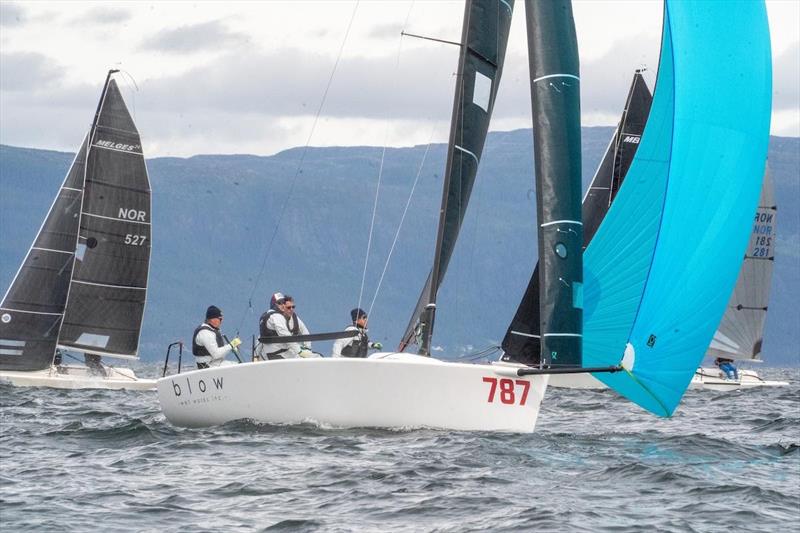 Peder Nergaard with Petrus Eide, Fabian Spone and Morten Helgesen aboard BLOW (NOR 787) - Melges 24 Norwegian Open 2026 - Melges 24 European Sailing Series 2026 - Trondheim, NOR - photo © Enrico Meloni