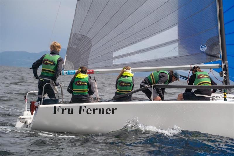 NTNUI Sailing team FRU FERNER (NOR 402) with Liv Cornelia Middelthon at the helm - Melges 24 Norwegian Open 2026 - Melges 24 European Sailing Series 2026 - Trondheim, NOR - photo © Enrico Meloni