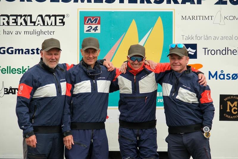 Gisle Bjørsrud Bø, Tom Reidar Johannessen, Kjetil Solvang and Joachim Nordlie - KABOOM (NOR706) - Melges 24 Norwegian Open 2026 - Melges 24 European Sailing Series 2026 - Trondheim, NOR - photo © Enrico Meloni