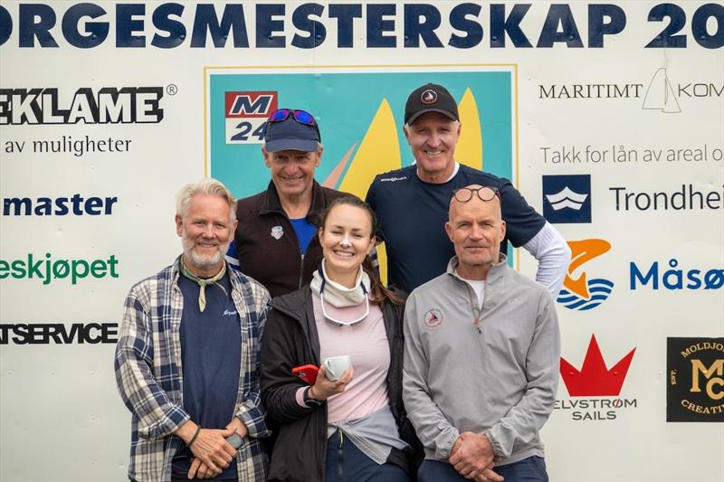 Herman Horn-Johannessen, Erik V Fusdal, Malin Rørvik-Sundelin, Stian Ness Rørvik and Jan Borø - RETT RUNDT HJORNET (NOR732) - Melges 24 Norwegian Open 2026 - Melges 24 European Sailing Series 2026 - Trondheim, NOR - photo © Enrico Meloni