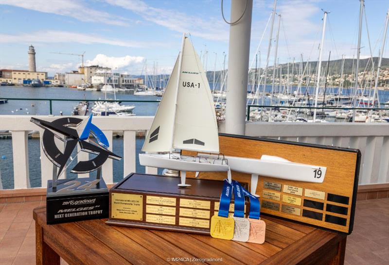 Melges 24 World Championship perpetual trophies and medals - 2025 Trieste, Italy - photo © IM24CA / Zerogradinord