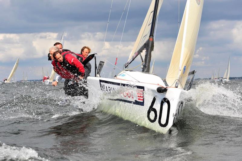 Lorenzo Bressani helming UKA UKA RACING (ITA) at the 2010 Marinepool Melges 24 World Championship in Tallinn, Estonia photo copyright IM24CA / Pierrick Contin taken at  and featuring the Melges 24 class